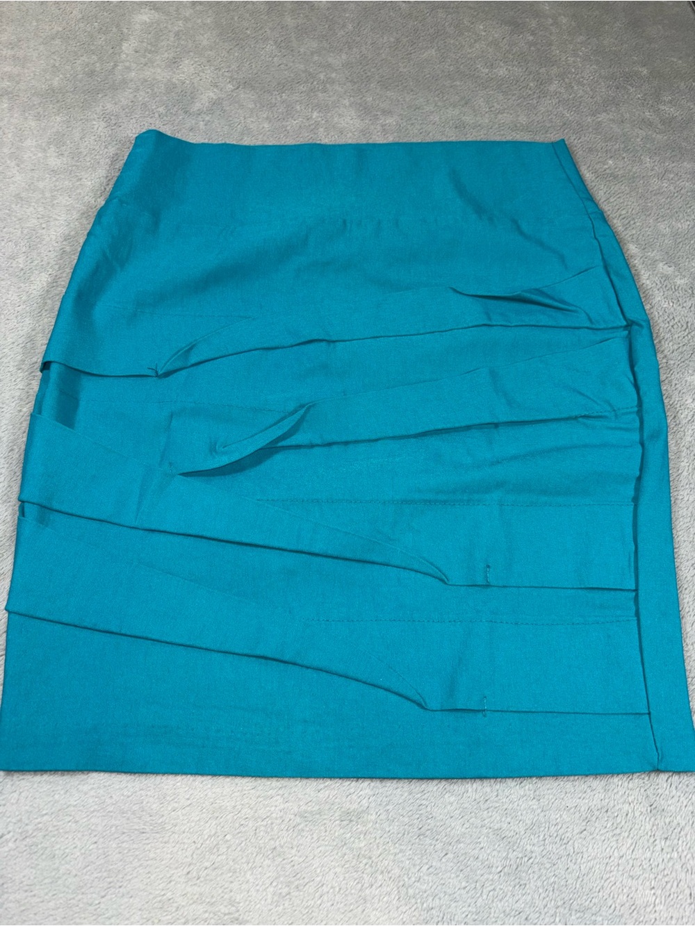 Eclipse teal mini bandage skirt